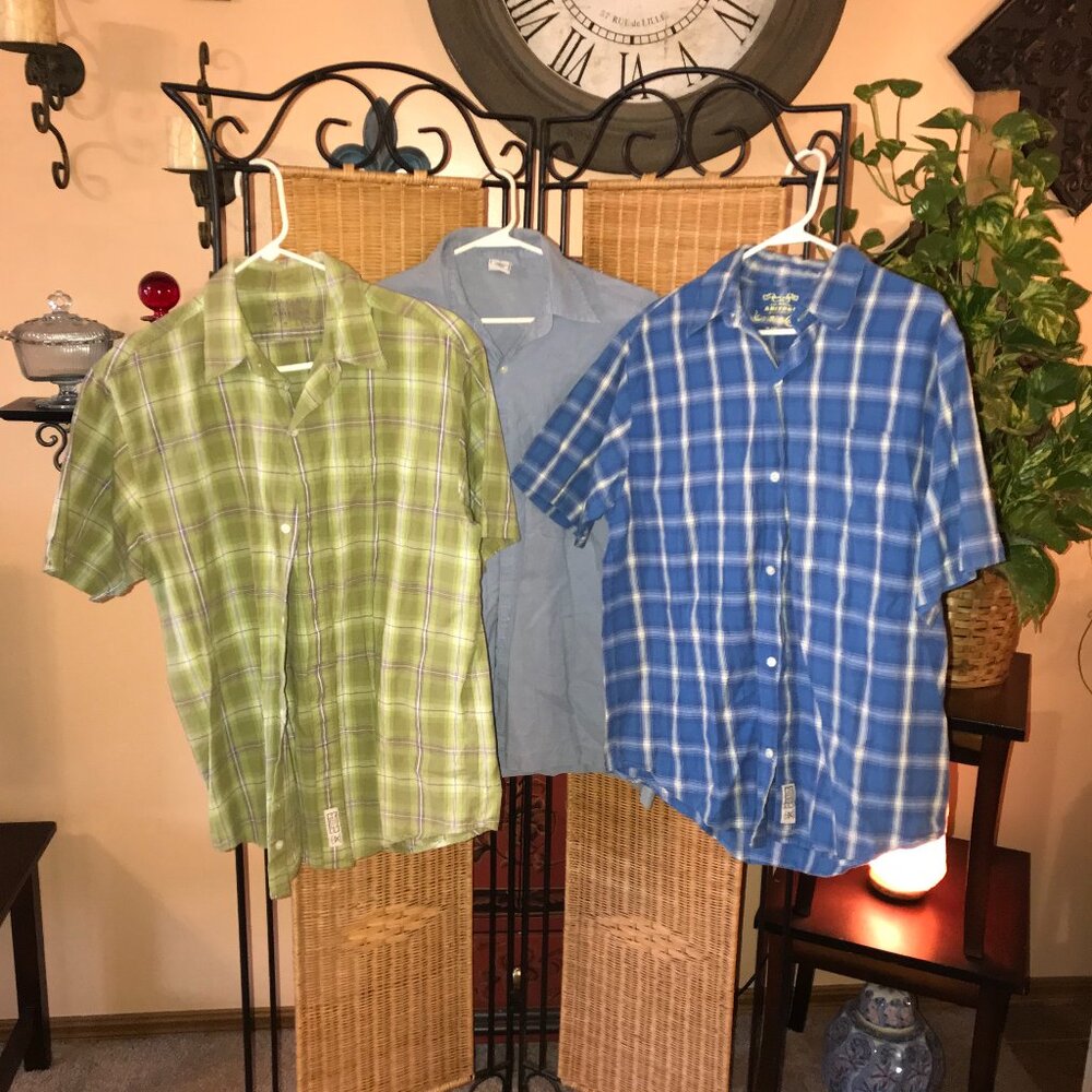 Bundle 3 Short Sleeve Button Down Shirts